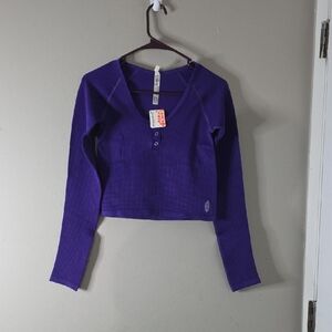 Free People Movement Bail Out Layer Shirt NWT